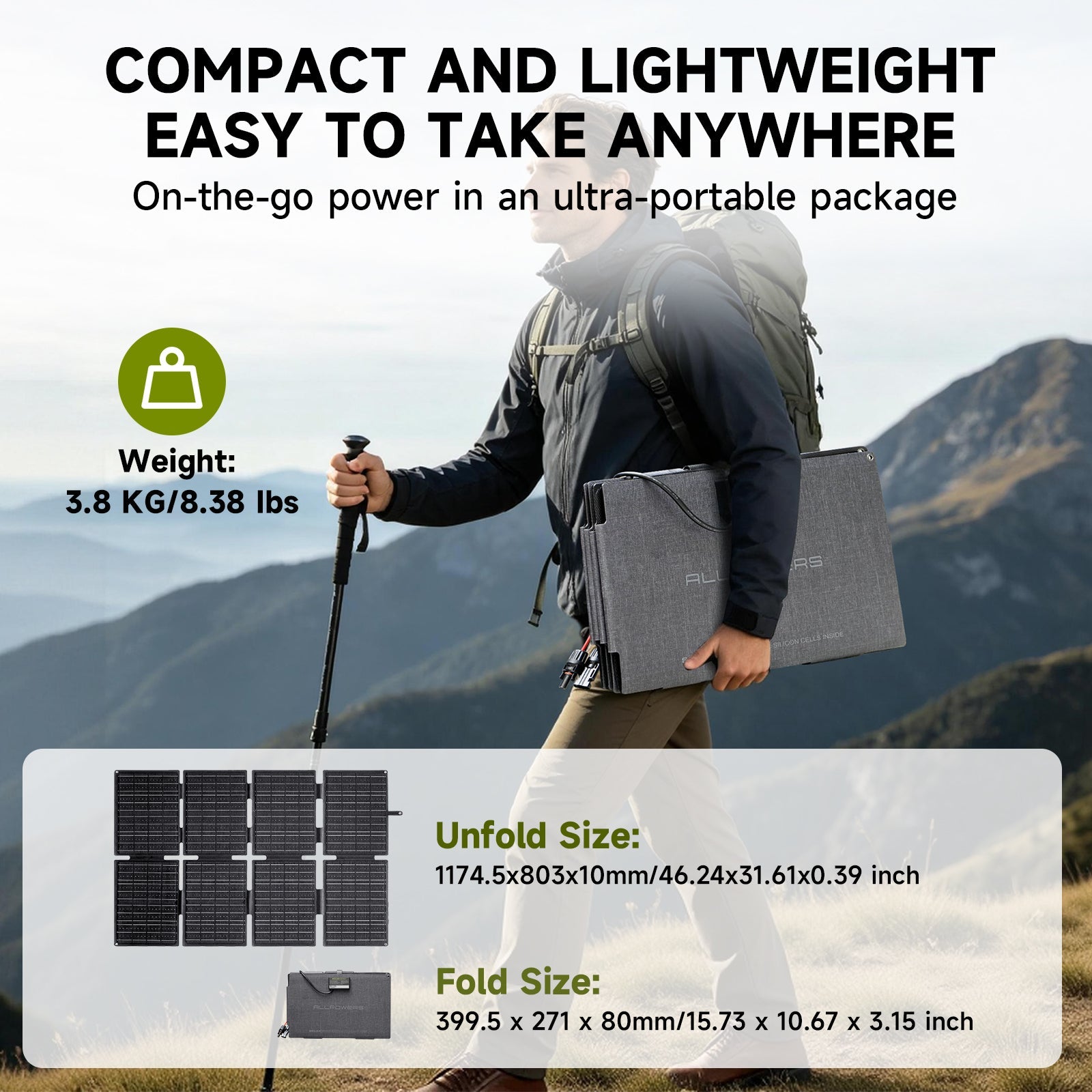 ALLPOWERS R2500 V2 + SE160 160W Solar Panel Solar Generator Kit