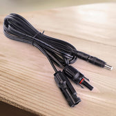 ALLPOWERS Solar Extension Cable With 5521 Connectors (1.5M 16AWG with Solar Connectors)