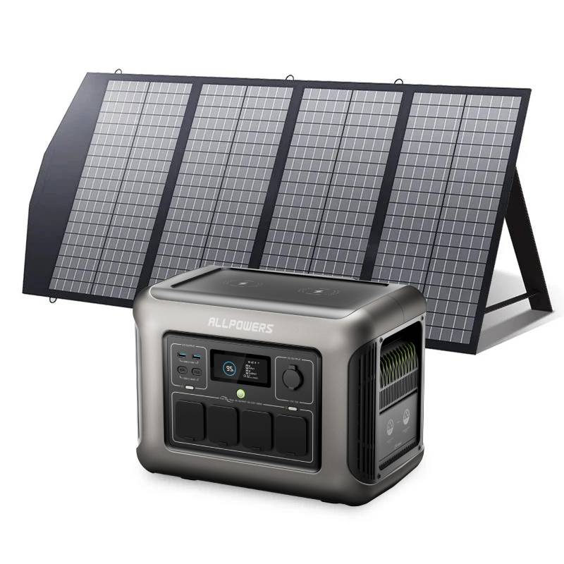 ALLPOWER R1500 LITE + 140W Solar Panel | 1600W Solar Generator Kit