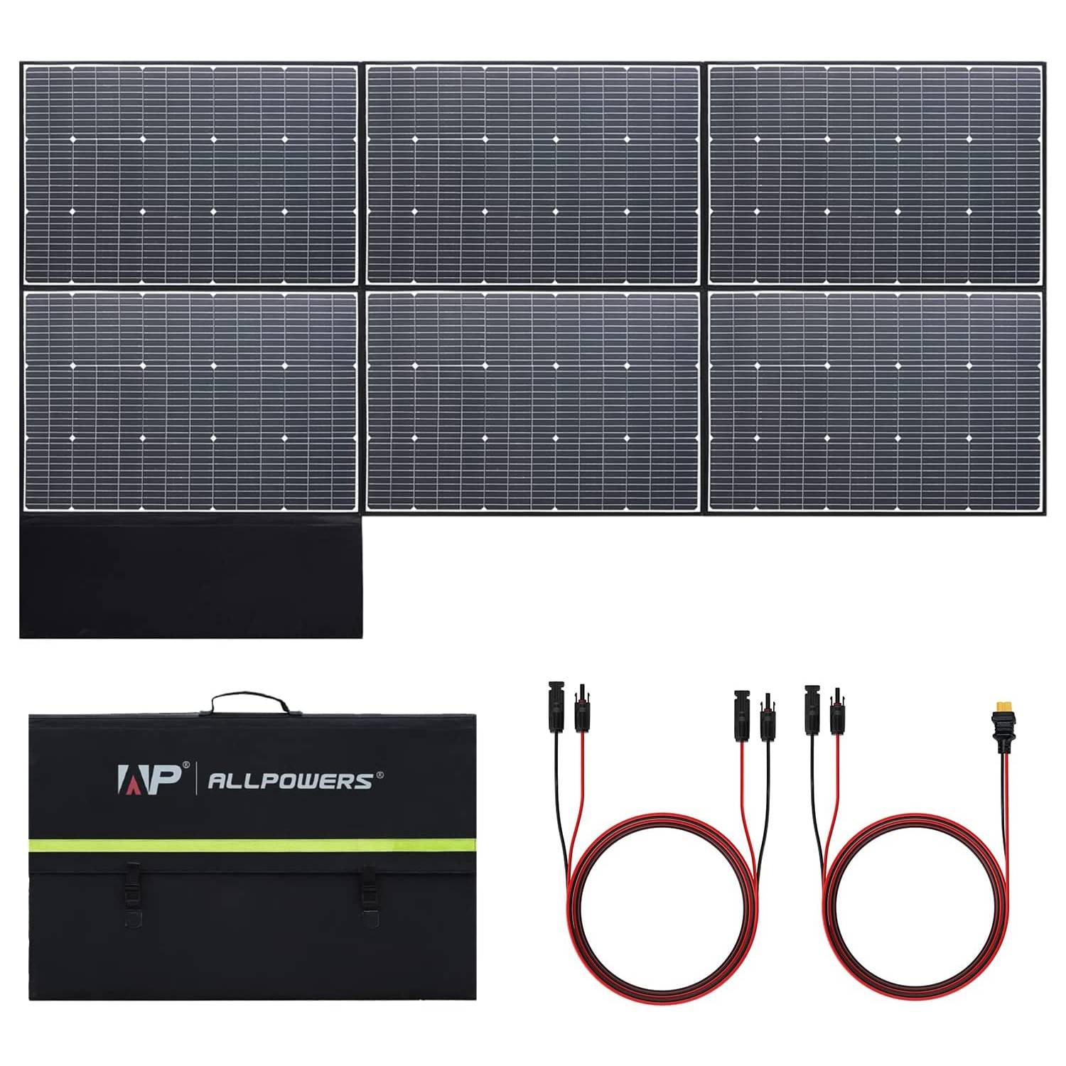 ALLPOWERS R2500 V2 + 600W Solar Panel | 2500W Solar Generator Kit