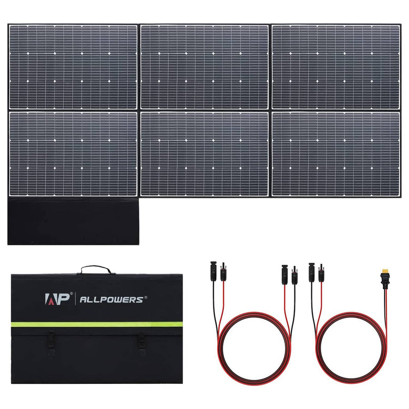 ALLPOWERS R1500 LITE + 600W Solar Panel | 1600W Solar Generator Kit