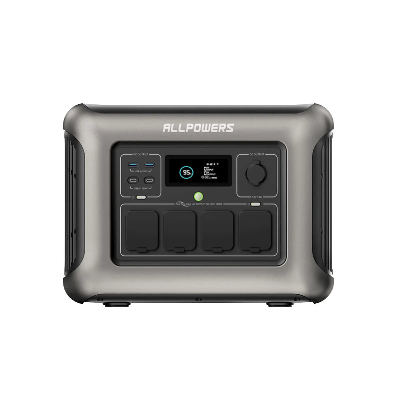 ALLPOWERS R1500 Portable Power Station 1800W 1152Wh LiFePO4 Battery