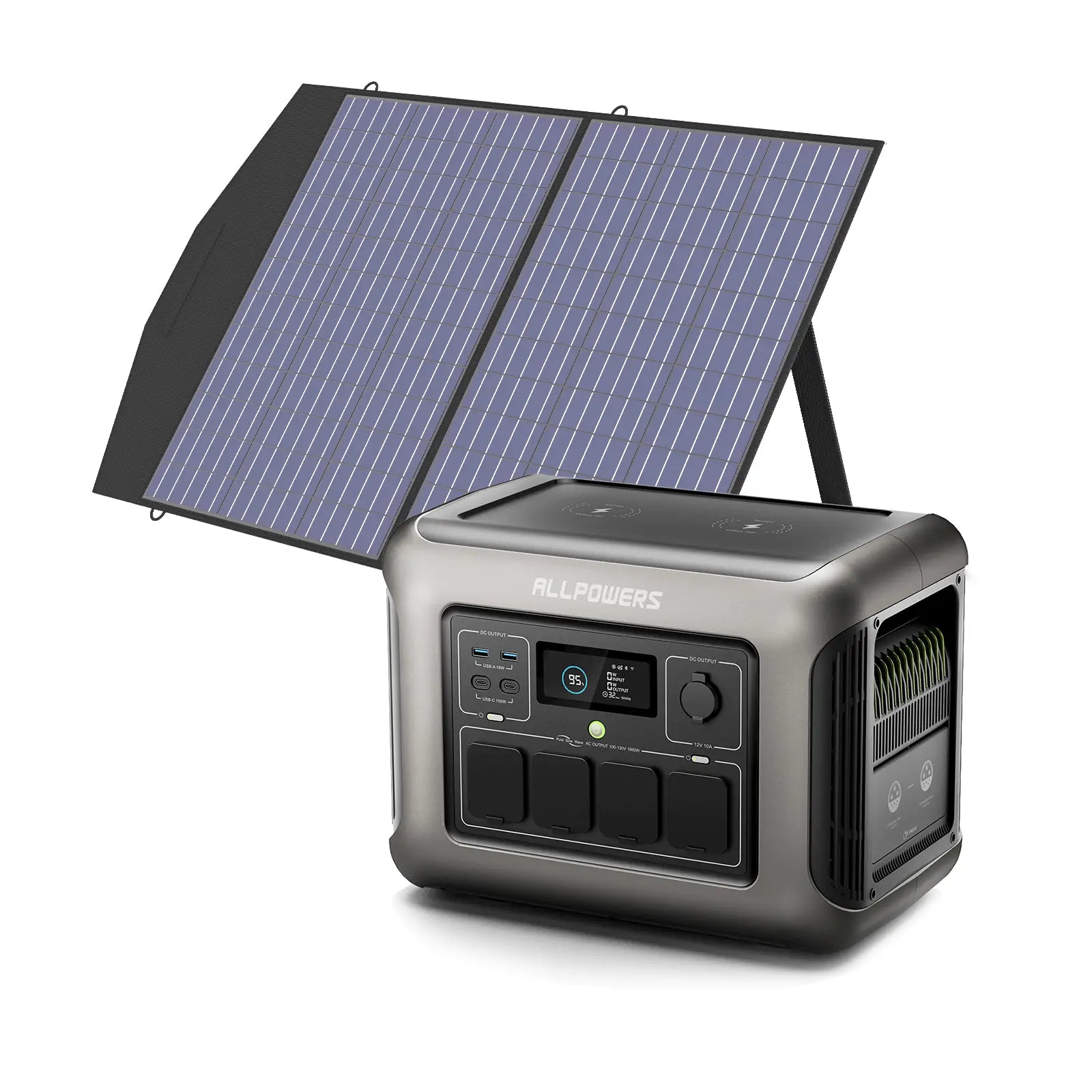 ALLPOWERS R1500 Portable Power Station 1800W 1152Wh LiFePO4 Battery