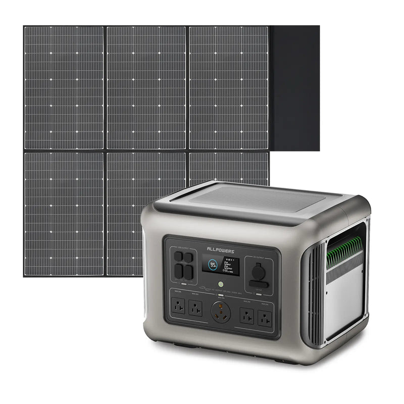 ALLPOWERS R2500 V2 + 600W Solar Panel | 2500W Solar Generator Kit