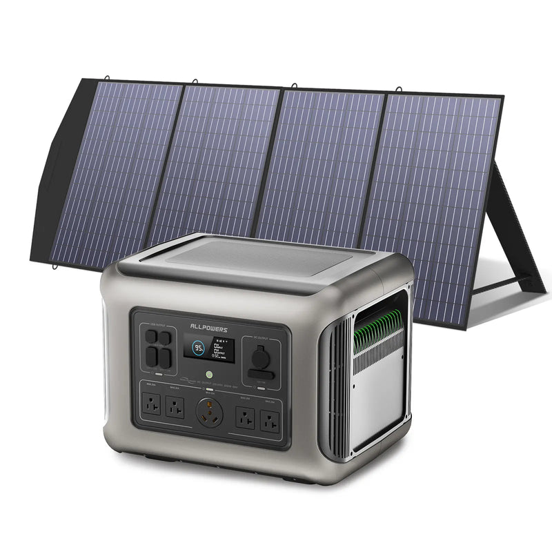 ALLPOWERS R2500 Plus + 200W Solar Panel | 2500W Solar Generator Kit