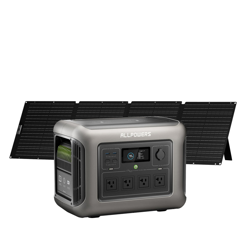 ALLPOWERS R2500 Plus + 200W Solar Panel | 2500W Solar Generator Kit