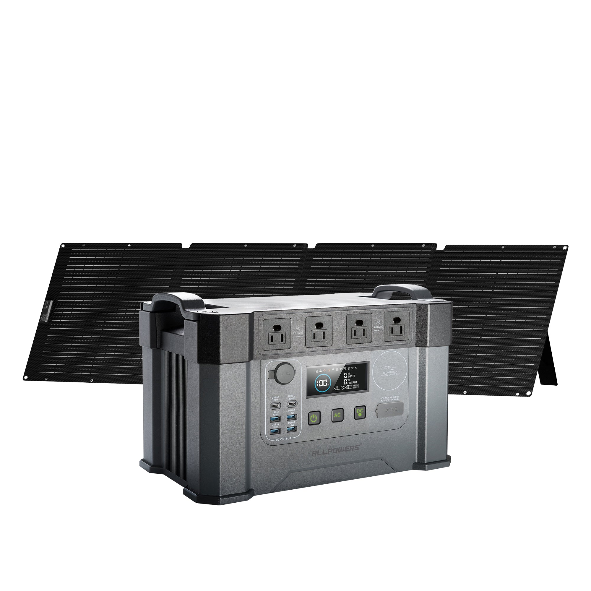 ALLPOWERS S2000 Pro + 200W Solar Panel | 2400W Solar Generator Kit